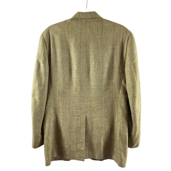 Vintage Brooks Brothers Plaid Wool Single Button Blazer Sports Coat Jacket 42 LG - Picture 5 of 11